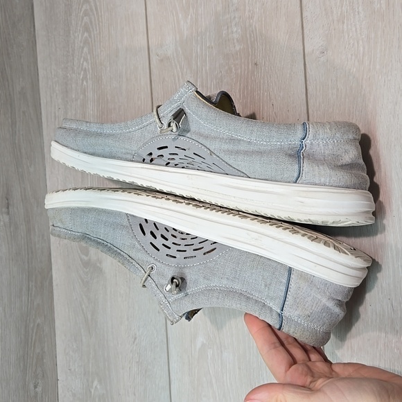 Hey Dude Mens Wally Free Ash Loafer Slip on shoes sz 13 - Picture 9 of 12